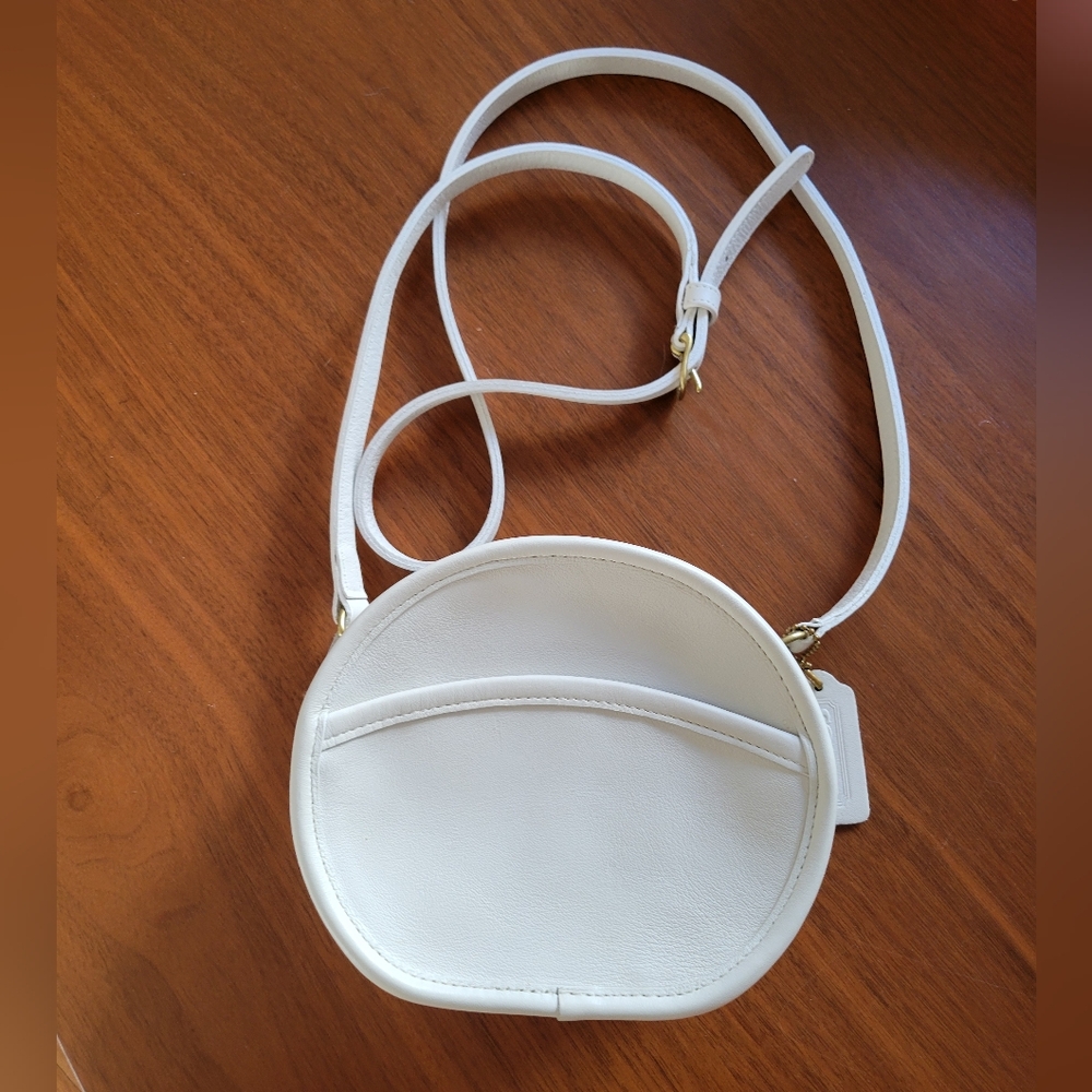 VINTAGE COACH Canteen Crossbody Bone White